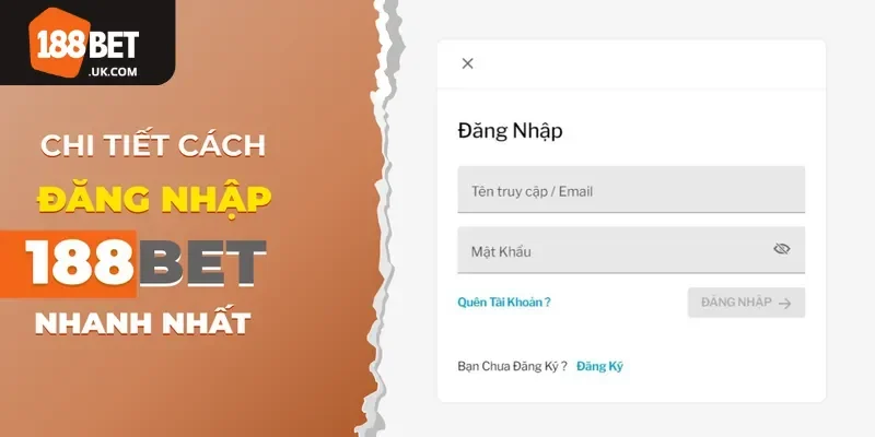 188bet 291 Người chơi cần tạo tài khoản và đăng nhập vào 188BET để bắt đầu trải nghiệm cá cược