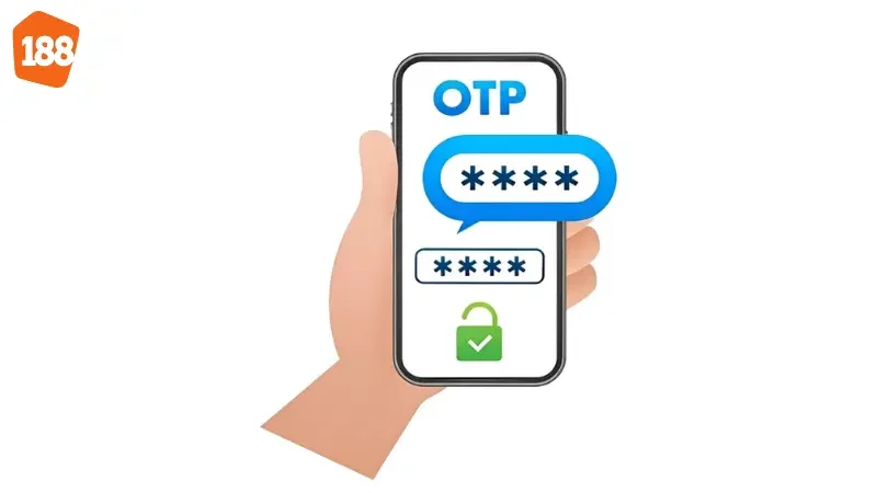 Nhận mã OTP khi rút tiền tại 188BET (kèm video)