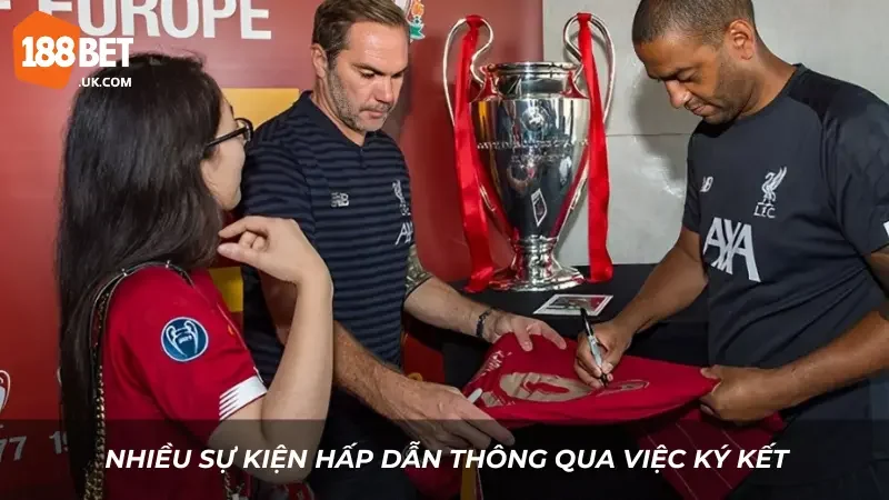 CLB Hàng Đầu - Đối Tác Chính Thức 2025 Của 188BET (Liverpool) 3 Nhiều sự kiện hấp dẫn thông qua việc ký kết
