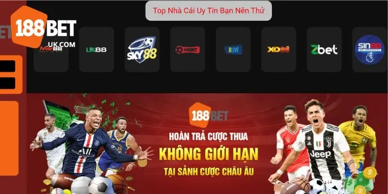 Cập nhật đâu mới là trang 188BET uy tín? TOP 10 trang 188BET uy tín nhất 2025