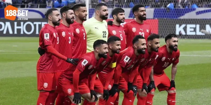 Đội hình Bahrain tham gia vào trận cầu